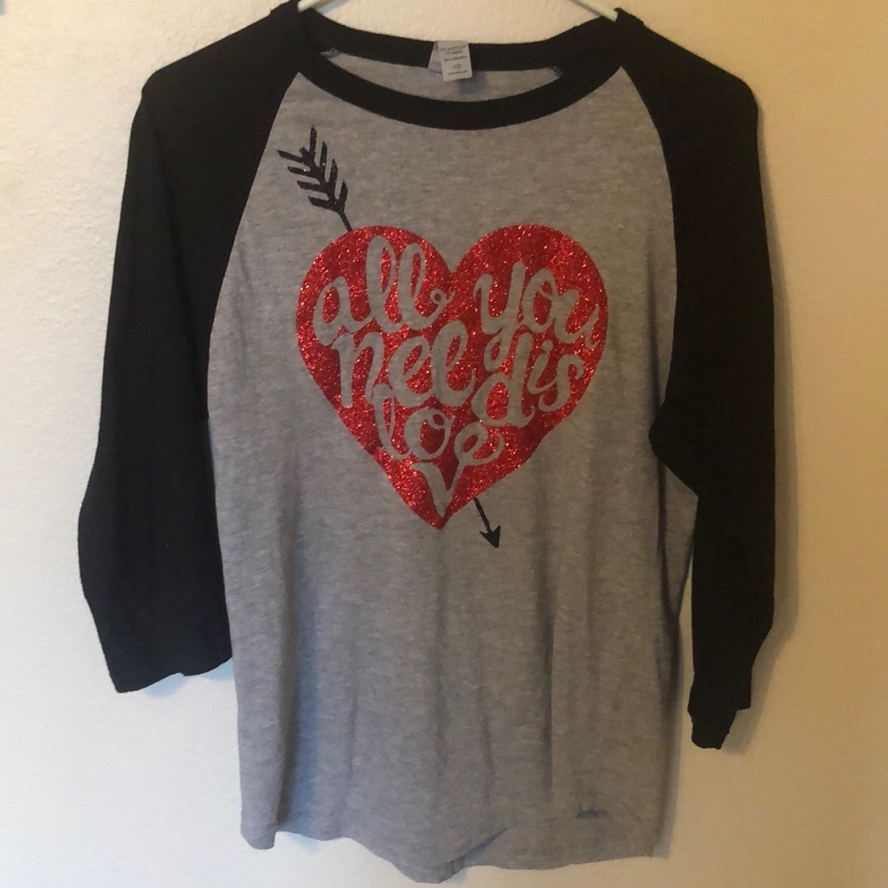 All you need is love t-shirt, size extra small.